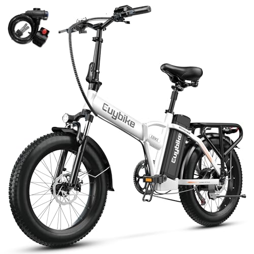 1000W Folding Electric Bike 48V 20AH Removable Battery 20" Fat Tire for Adults S359635