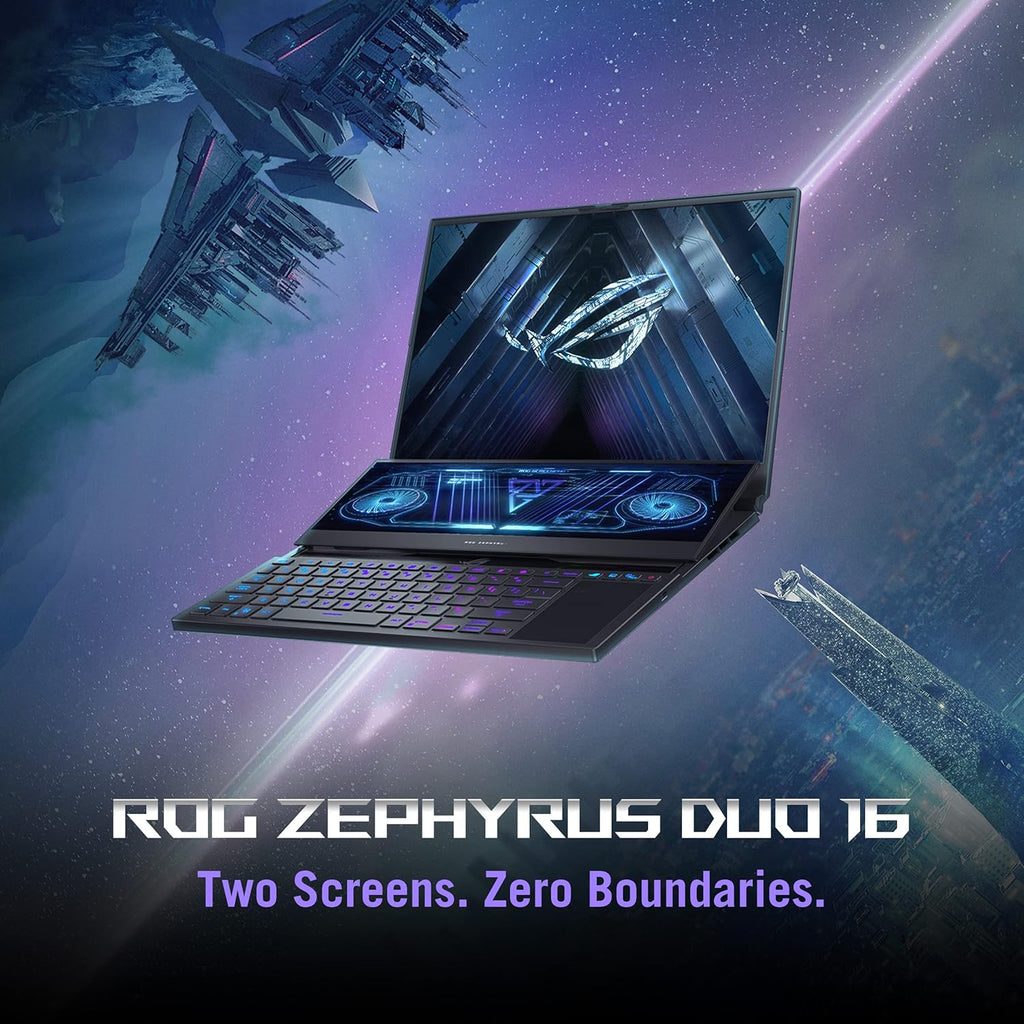 ASUS ROG Zephyrus Duo 16 (2022) Gaming Laptop, 16” 165Hz Display, RTX 3060, Ryzen 7 6800H, 16GB DDR5, 1TB SSD, Windows 11 G79026