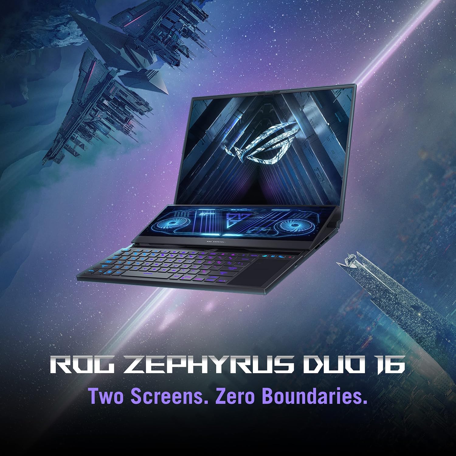 ASUS ROG Zephyrus Duo 16 (2022) Gaming Laptop, 16” 165Hz Display, RTX 3060, Ryzen 7 6800H, 16GB DDR5, 1TB SSD, Windows 11 G79026
