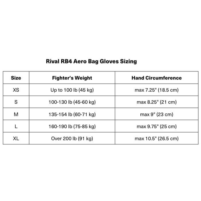 RIVAL Boxing RB4 Econo Bag Gloves, Hook and Loop Closure, PU C24216