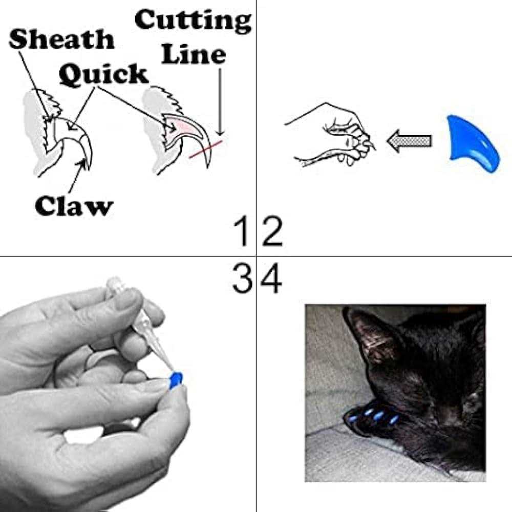 Pretty Claws Soft Nail Caps for Cats V328916
