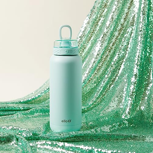 Ello Cooper 32oz Stainless Steel Water Bottle with Straw and Handle Q4598