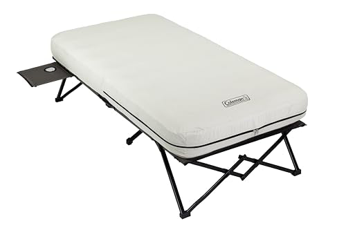 Coleman Queen-Size Airbed Cot Combination with Steel Frame, Battery Pump Included P918982