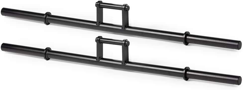 Titan Fitness 60in Farmers Walk Handles, Barbell Style Grip Farmers Carry, Rated 500 LB Each, Grip Strength Weight Training