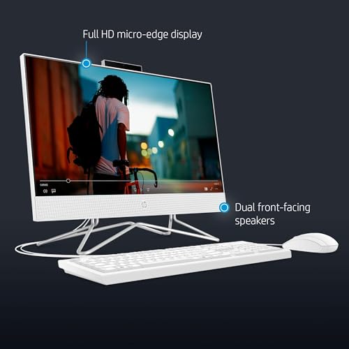 HP 2024 All-in-One Desktop Computer 21.5" FHD Display 16GB RAM 1TB SSD Win 11 Pro E6674