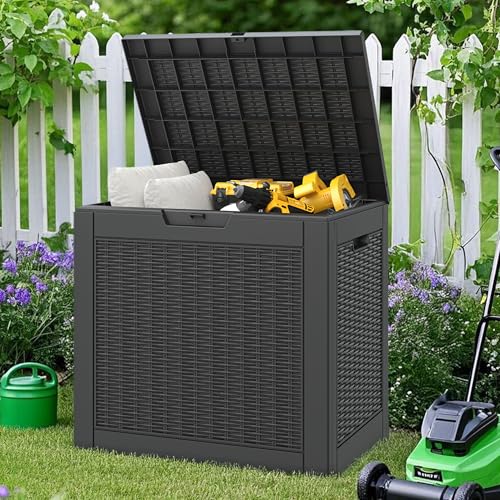 NUNU LAB 31 Gallon Outdoor Storage Box Waterproof Lockable Lid I8083