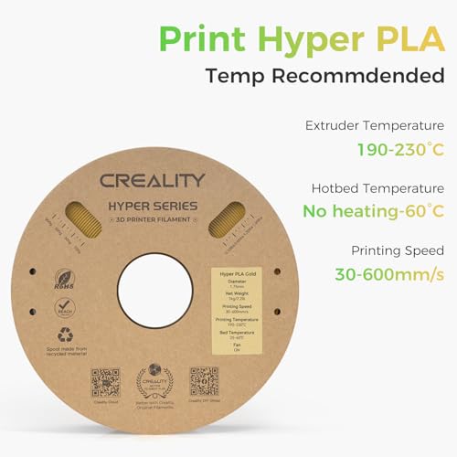 Creality PLA Plus Filament 1.75mm Rainbow Multicolor 1KG Spool O376011