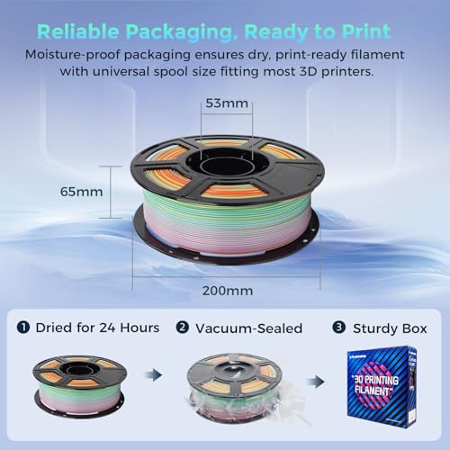 FLASHFORGE Rapid PLA Filament 1.75mm Ruby Red, 1kg Spool B504