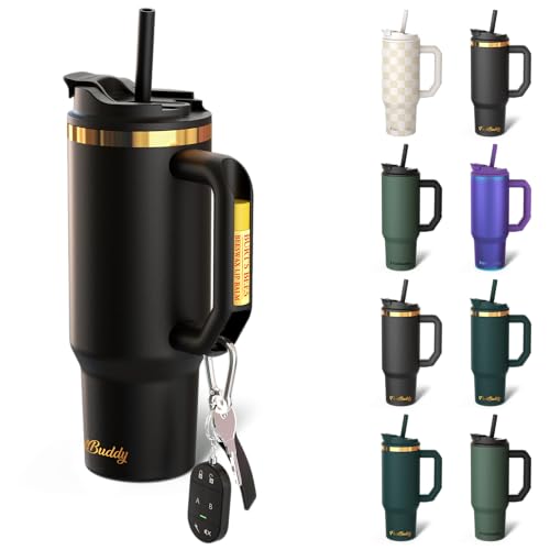 Frost Buddy Thicc Buddy 40 oz Stainless Steel Tumbler with Lid and Straw Q581