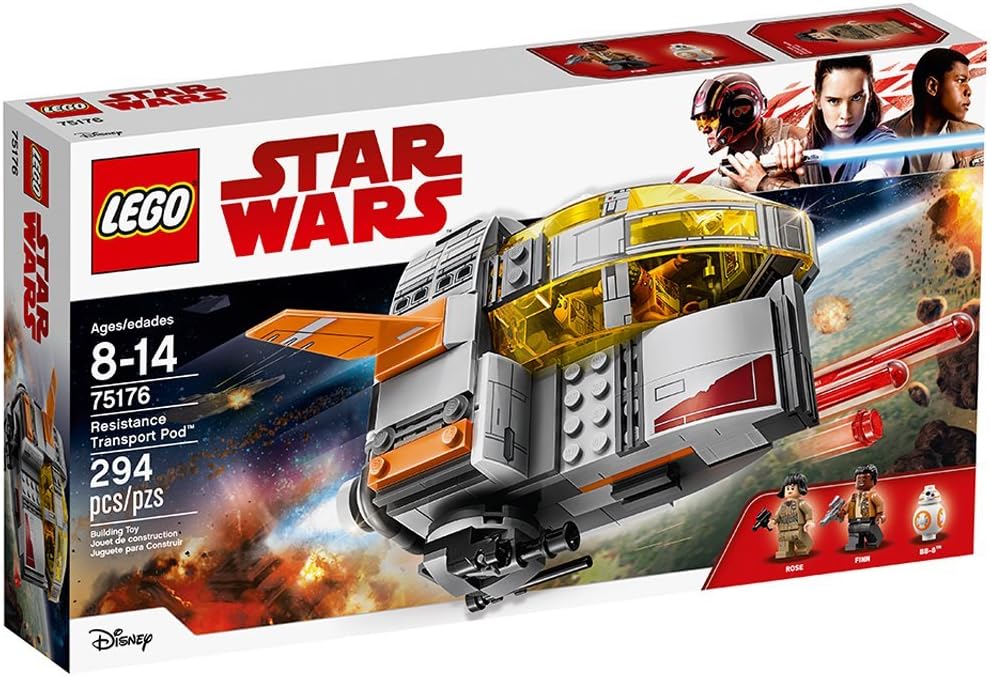 LEGO Star Wars Episode VIII Resistance Transport Pod 75176 Building Kit (294 Piece)