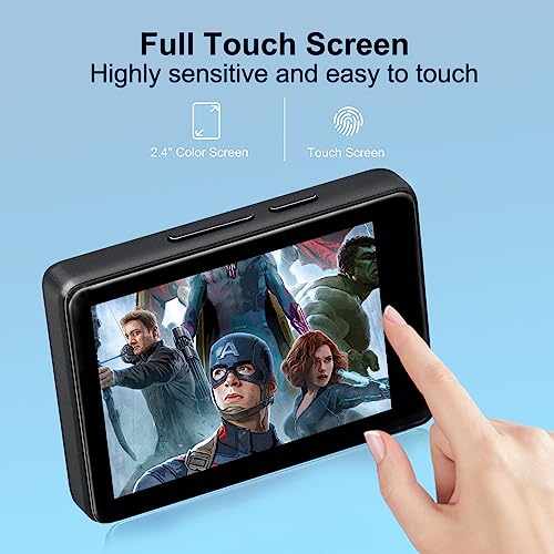 SKYBESS 2.4" Full Touch Screen MP3 Player with Bluetooth, 32GB C857