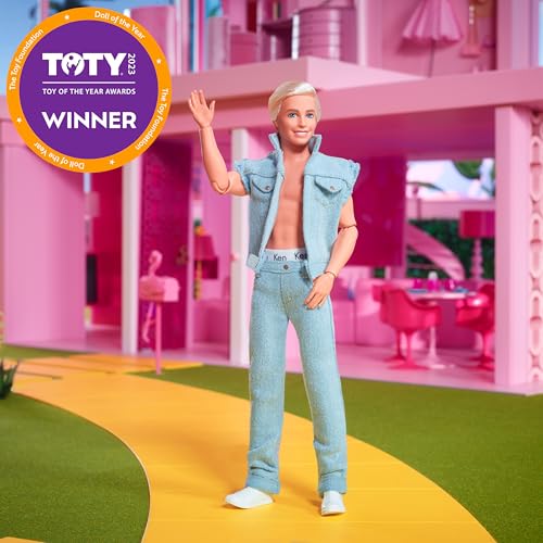 Barbie The Movie Collectible Ken Doll All-Denim Matching Set with Original Ken Signature Underwear K157
