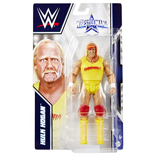 Mattel WWE Wrestlemania Action Figure Hulk Hogan 6-Inch Collectible T189609