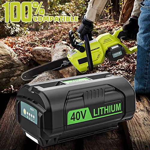 40V 6500mAh Lithium-ion Battery for Ryobi 40V Cordless Tools B102