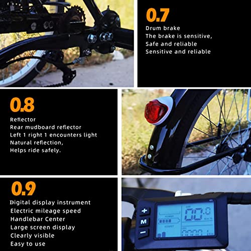 Electric Tricycle for Adults 350W 36V with Large Basket O238