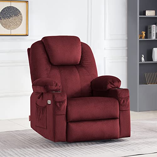 MCombo Small Power Lift Recliner Chair for Elderly with Heat and Massage, USB & Type C Ports J262