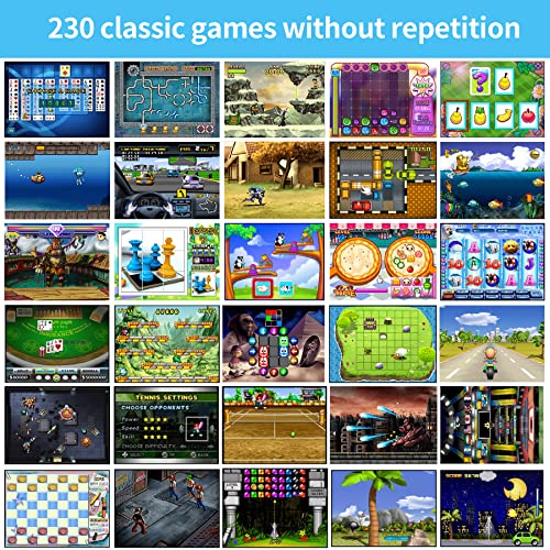 16 Bit Handheld Game Console for Kids with 230 HD Classic Retro Games K20118