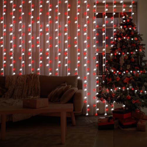 Smart Curtain Lights 400 LED Plug in with App & Remote V800