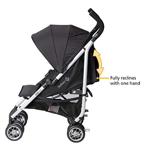 Safety 1st Step Lite Compact Stroller, Lightweight Aluminum Frame, 15 lbs, Greyhound I978
