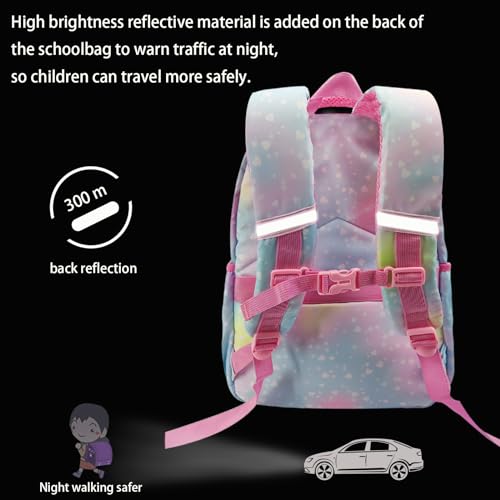 Girls Anti-Theft Waterproof School Backpack W160652