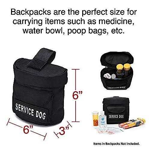 Industrial Puppy Service Dog Vest with Detachable Backpack Harness C156499
