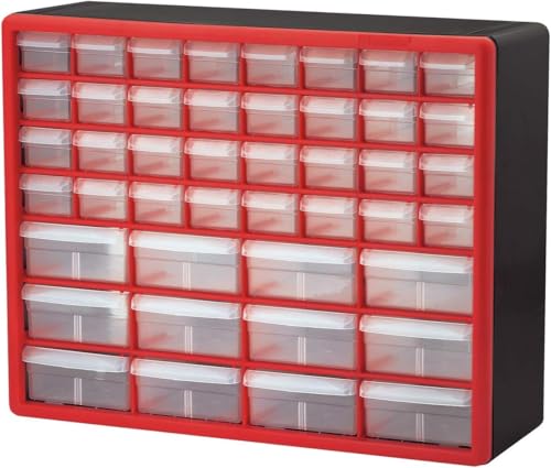 Akro-Mils 24-Drawer Plastic Storage Cabinet, Black I624065