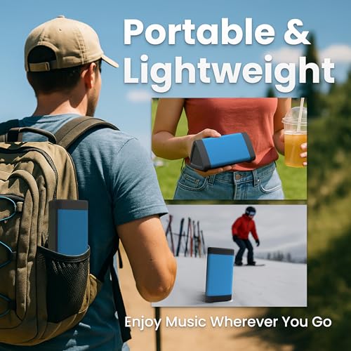 OontZ Angle 3 Portable Bluetooth 5.4 Speaker, IPX5 Water-Resistant, Black B762769