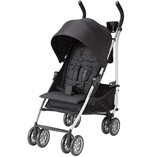 Safety 1st Step Lite Compact Stroller, Lightweight aluminum frame and a breeze to carry, at only 15 lbs, Greyhound