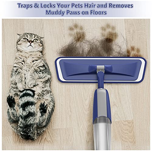 MEXERRIS Spray Mop for Hardwood Floors with 5X Washable Pads S732