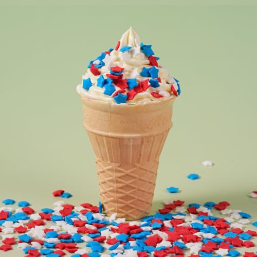 Christmas Sprinkles Bulk 1 lb - Red White Green Round Baking Toppings O347849