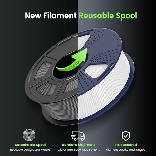 SUNLU 3D Printer Filament Bundle Multicolor PETG 1.75mm, 8 Pack, 2kg Total V41641