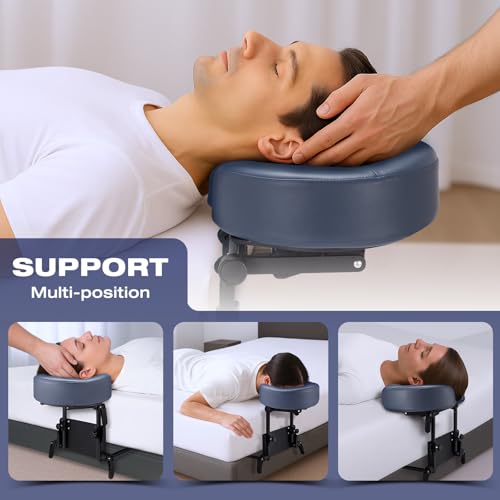 Universal Mattress Top Massage Kit with Adjustable Headrest and Memory Foam Face Cushion - Blue R95675