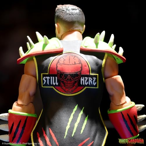 Super7 ULTIMATES! Major Wrestling Figure Podcast Matt Cardona Prehistoric 7" Action Figure D99423