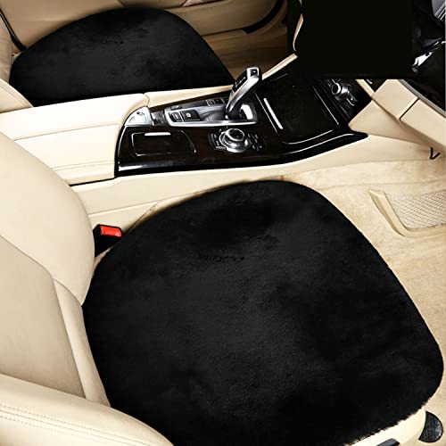 Dotesy Genuine Australia Sheepskin Auto Front Seat Cushion Natural Wool Car Seat Cover (Beige) O16353