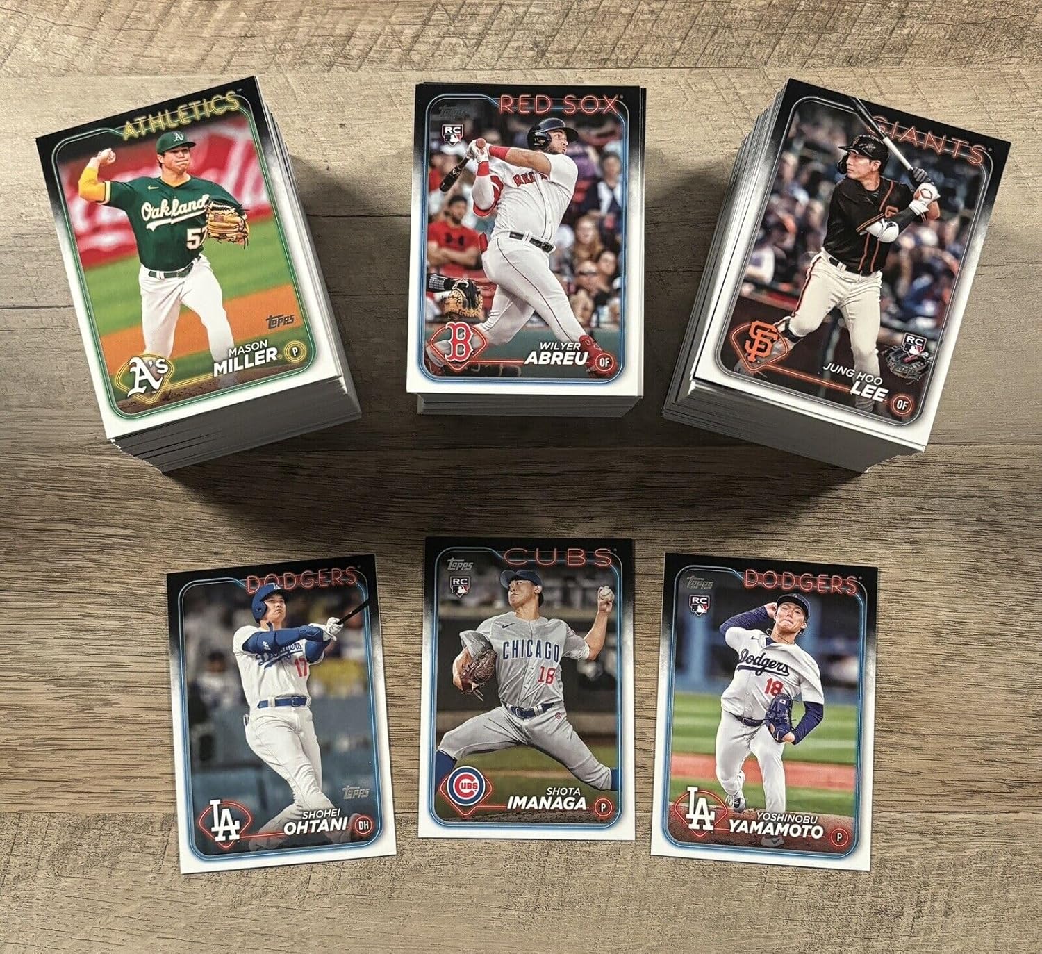2024 Topps Baseball Card Complete Series 2 Set 351-700 Cards