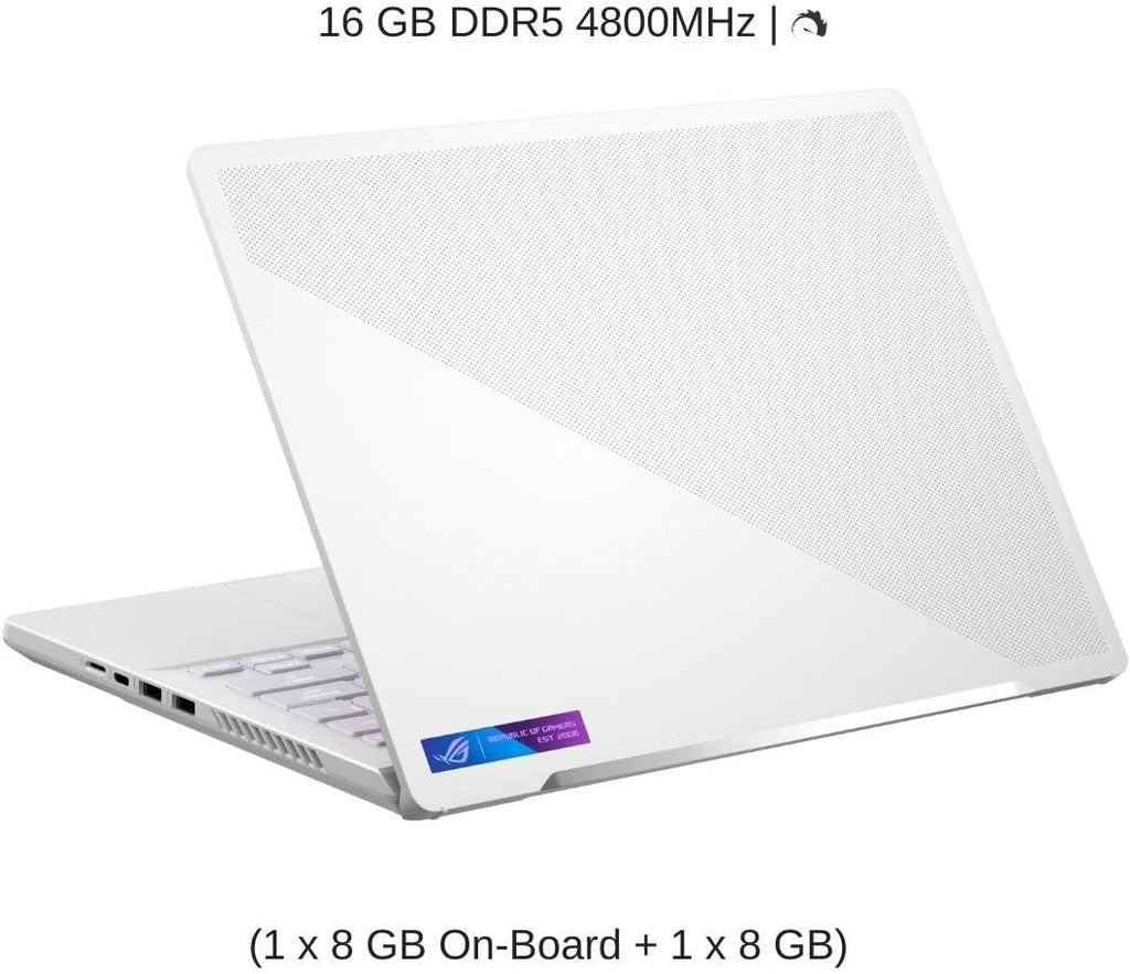 ASUS ROG Zephyrus 14" Gaming Laptop, QHD, Ryzen 9, RX 6700S, 32GB, 2TB, White Y1073