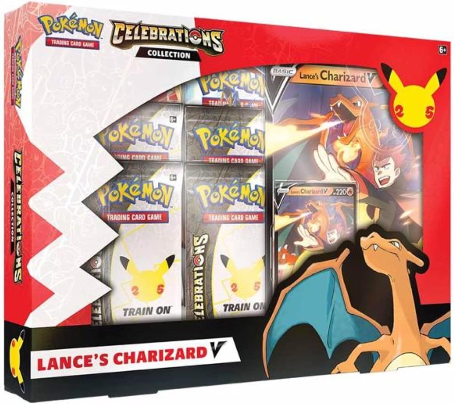 Pokemon Trading Card Games: 25th Anniversary Celebrations Collection - Lance's Charizard V