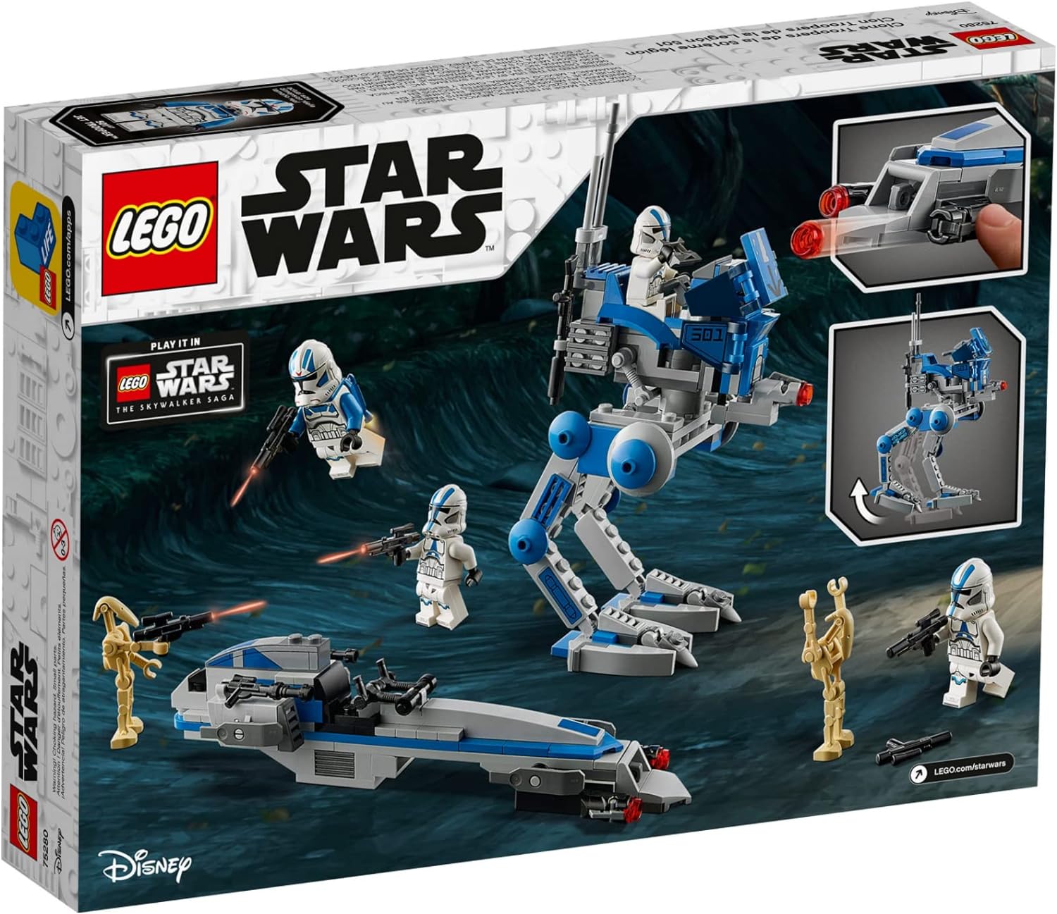 LEGO Star Wars 501st Legion Clone Troopers 75280 Building Kit K2082