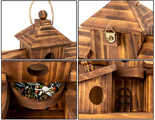 5 Hole Hanging Birdhouse for Outside Garden S2695