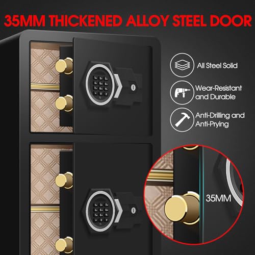 7.2 Cu Ft Extra Large Home Safe Water and Fireproof with Hidden Compartment P251947