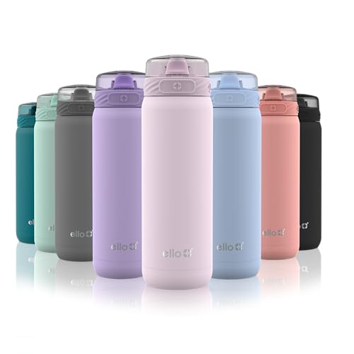 Ello Cooper 32oz Stainless Steel Water Bottle with Straw and Handle Q4598