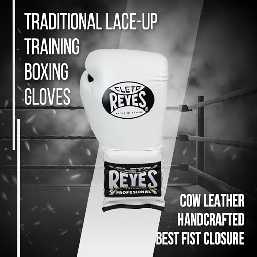CLETO REYES Traditional Lace-Up Boxing Gloves for Training and Sparring S1445