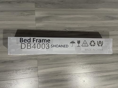 Full Metal Bed Frame 14 Inch Tall Heavy Duty Black Steel Slats Platform J736200
