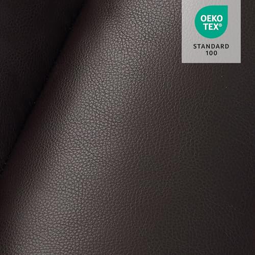 MCombo Large Triple Motor Power Lift Recliner Chair with Massage and Dual Heating, Faux Leather, Dark Brown X979