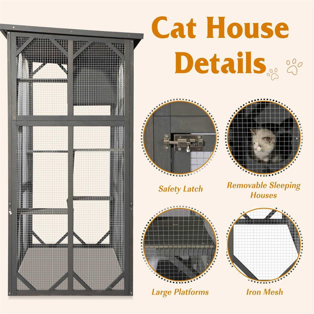 JOVNO Catio Outdoor Cat Playpen H3764