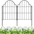 Animal Barrier Fence 17in x 10.6ft, No Dig Rustproof Metal Garden Border, 10 Pack Q1374
