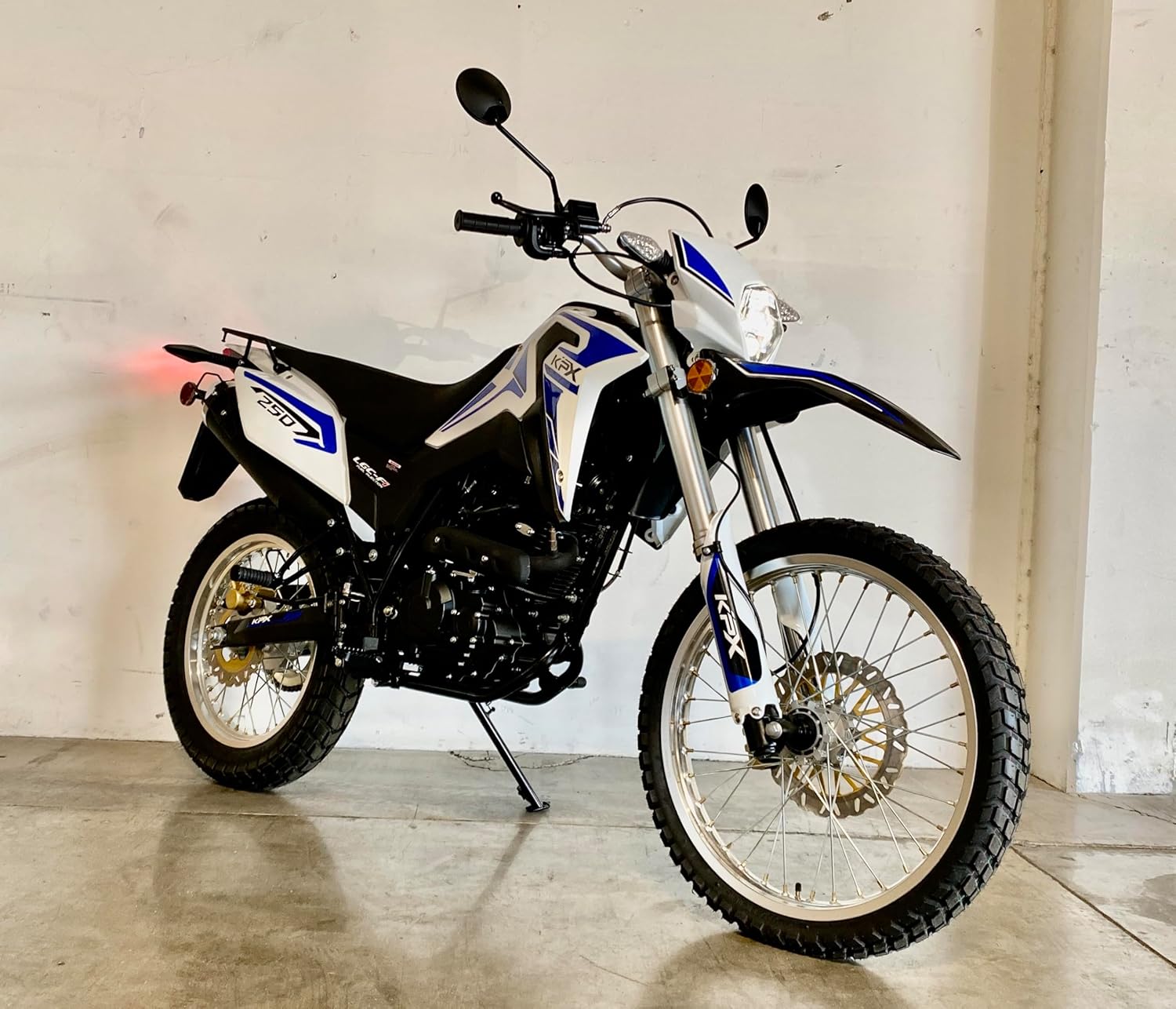 LIFAN KPX 250CC Dual Sport Enduro Motorcycle - Blue N76967
