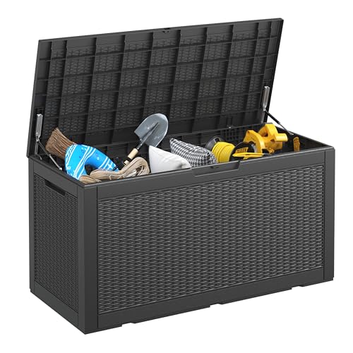 NUNU LAB 31 Gallon Outdoor Storage Box Waterproof Lockable Lid I8083
