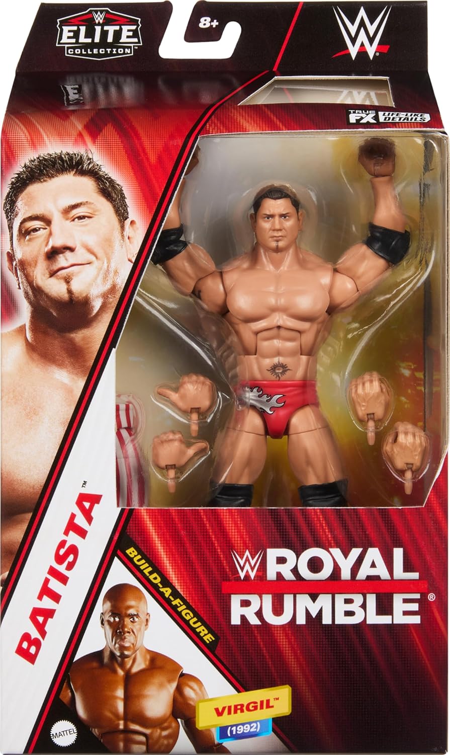 Mattel WWE Elite Collection Batista Action Figure with Build-A-Figure Parts L94955