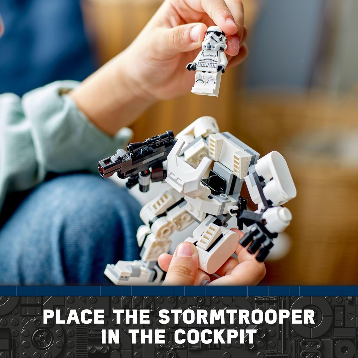 LEGO Star Wars Stormtrooper Mech 75370 Buildable Action Figure with Minifigure E283